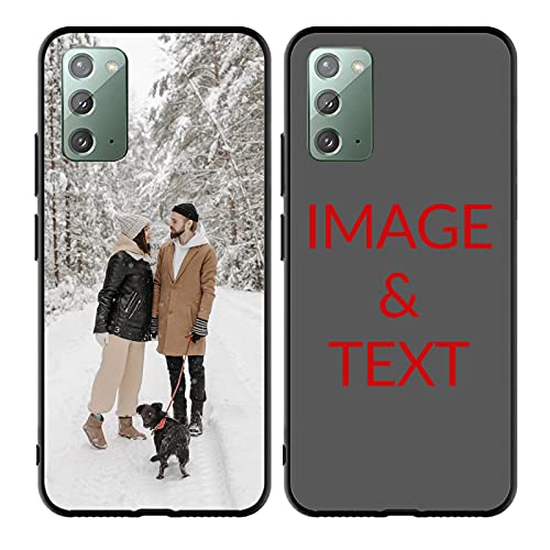 Customized Case for Samsung Galaxy Note20 Custom Photo Phone Cover Anti-Scratch Shock-Proof Drop Protection TPU Phonecase Personalised Gifts for Birthday Christmas Valentines Girl Boy Dad Mom