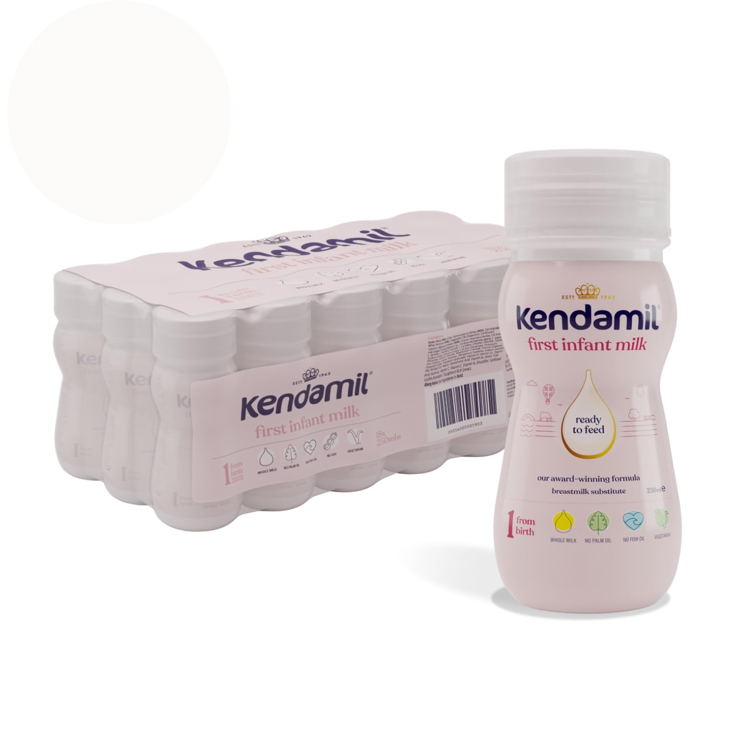 Kendamil Ready to Feed First Infant Milk 250ml (pack of 18)