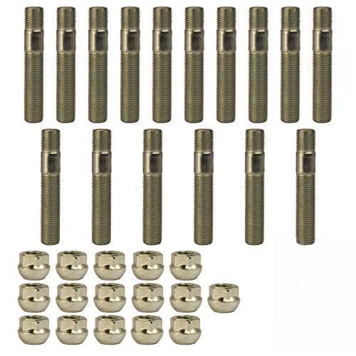 20 Wheel Stud Conversion 14x1.5 TO 1/2-20 Studs Adapter Kit 1.75 | UK 20 Wheel Stud Conversion 14x1.5 TO 1/2-20 Studs Adapter Kit 1.75 | UK