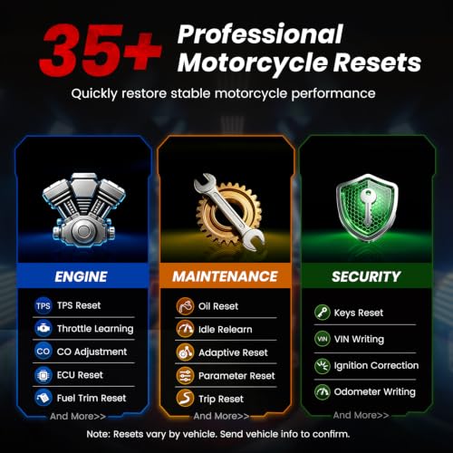 ANCEL MT700 Motorcycle OBD2 Scanner