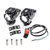 U5 Motorcycle Headlight Front Fog Lamp Spotlights Compatible With CBR 1000RR TRK502 X TRK 502X 2021 TRK 502 Models(2 light 1 switch)