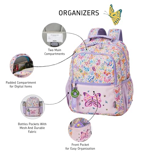 Image of ZOOKEEPER School Bag for Boys & Girls 5-7 Years Lightweight Water-Resistant Kids Backpack Durable, Comfortable & Cute Design for School & Outdoor Activities (Medium, 17L)