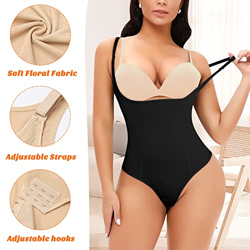 Image of Womens Shapewear Bodysuit Body Shaper Thong
