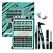 Kit Per l'Estensione Delle Ciglia Fai Da Te D-Curl,144 Pezzi Colla Per Ciglia e Sigillante, Rimozione Della Colla Per Ciglia e Applicatore Per Ciglia Finte Individuali Kit(Midnight 8-16mm Kit) immagine