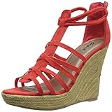 Qupid Women's Resort-23 Wedge Sandal