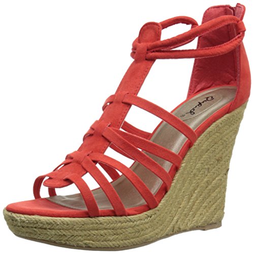 Qupid Women's Resort-23 Wedge Sandal