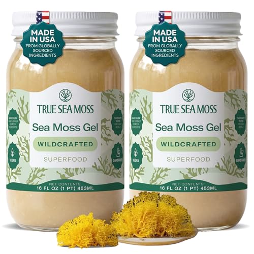 True Sea Moss – Sea Moss Gel – Original, Pack of 2 (Labels may Vary)