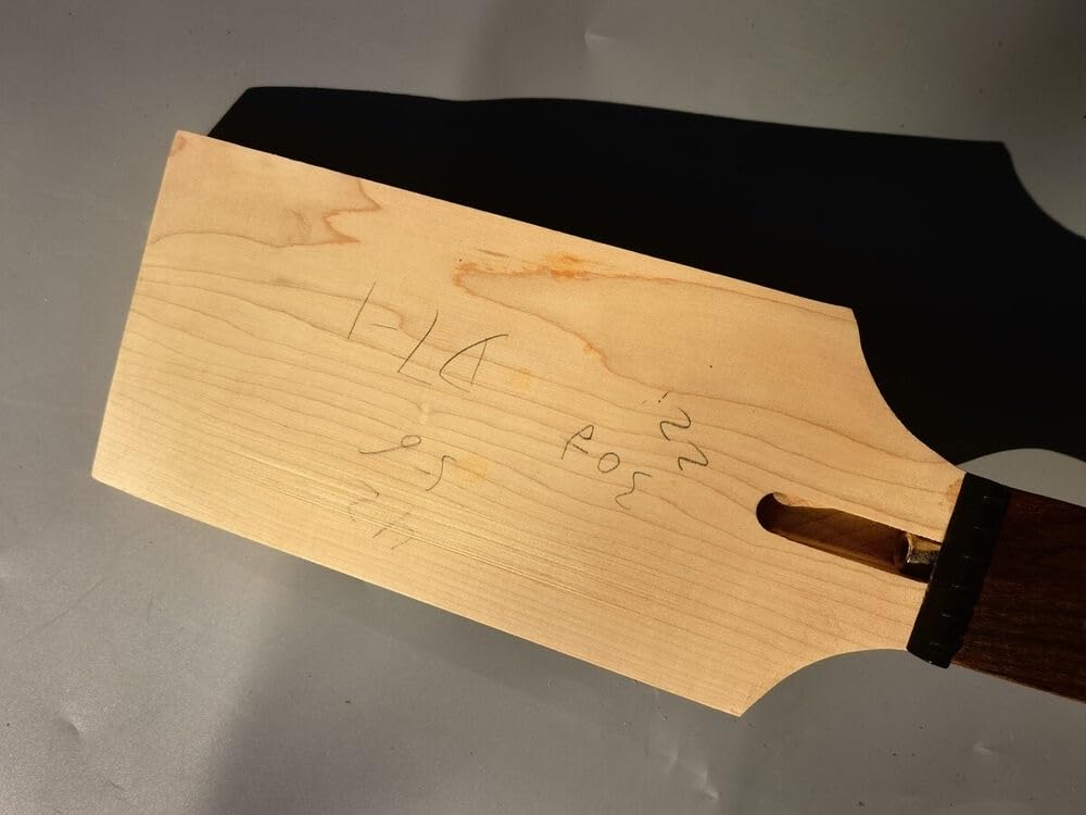 Manico for chitarra baritona a 22 tasti, tastiera in palissandro acero da 30 pollici, senza testa a paletta intarsiata