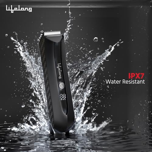 Image of Lifelong Body Trimmer for Men All in One|Private Parts & Body Trimmer for Man|Waterproof Groomer for Chest, Arms, Underarms, Pubic Hair, Legs|Clean Shave Full Body Shaver|Ceramic Blade|100Min Runtime
