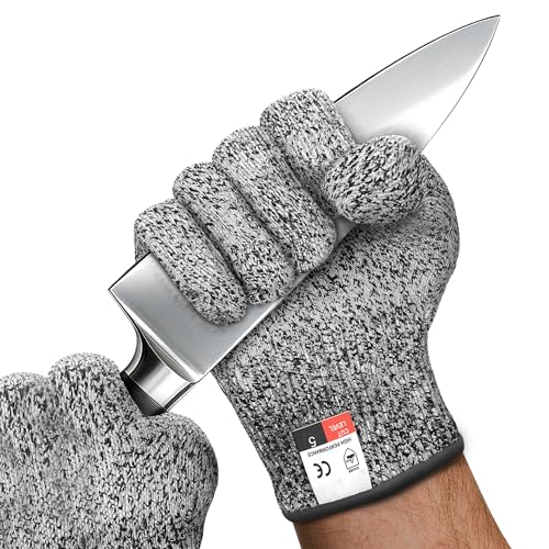 bogo Brands Cut Resistant Gloves Food Grade &ndash; Kitchen Cutting Gloves with Level 5 Protection, Made...
