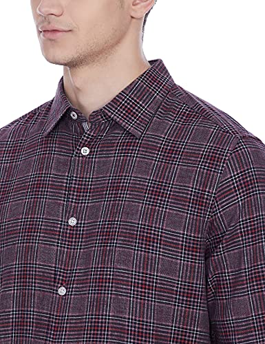 Image of Marks & Spencer Men's Regular (Shirt Berry XL) Red