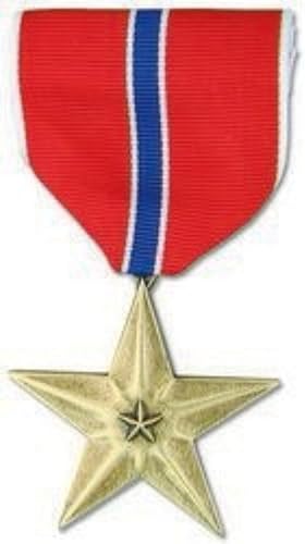 Medalla Estrella de Bronce - Tamaño Completo, Metálico