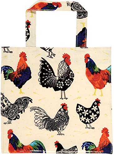 Ulster Weavers 骨灰陶器カップとソーサー 雄鶏のデザイン S ブラック 609ROO