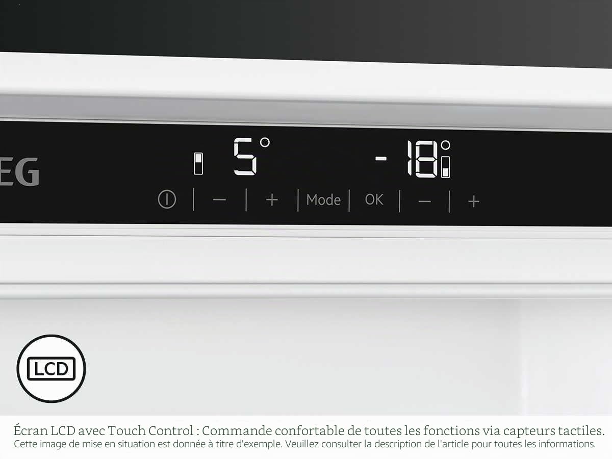 AEG SKZ81200F0 Réfrigérateur encastrable/A++ / réfrigérateur : 187 L/blanc/porte fixe