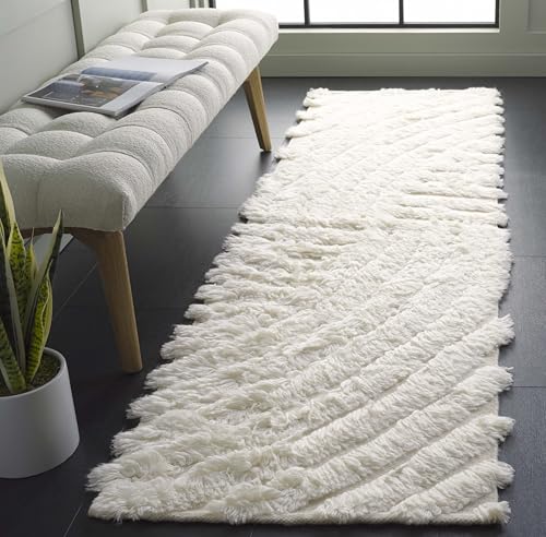 Tapete corredor 2'3" x 8' SAFAVIEH de lana hecha a mano