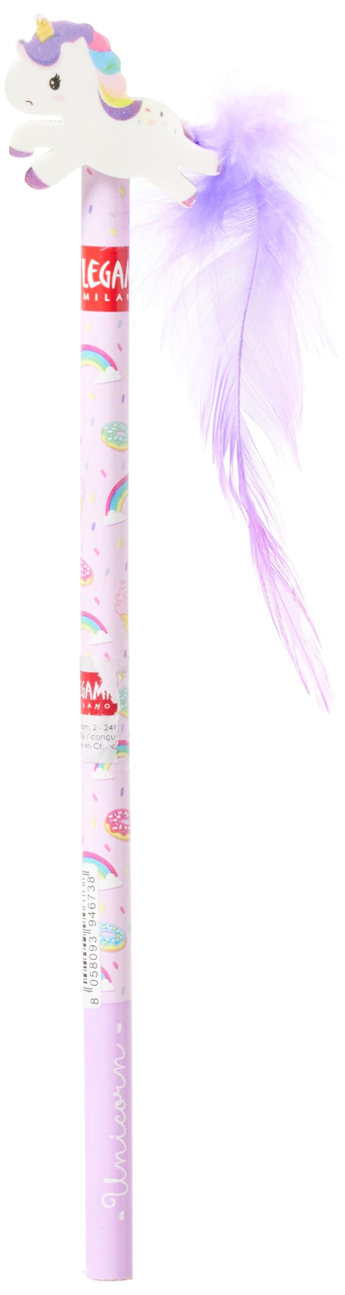 Lápiz con goma de borrar"Unicornio"
