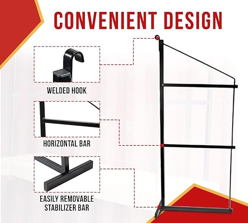 Miniatura 3 de Mytee Products Paquete de 2 estantes de contenedores de envío de 3 niveles con 18 pulgadas de profundidad x 60 pulgadas de alto, soportes de estante