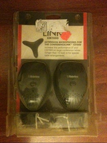 NEW 2 pack, US Robotics XM1000 Audio Conferencing Extension Microphone ConferenceLink CS1000, also comes with telephone cords !