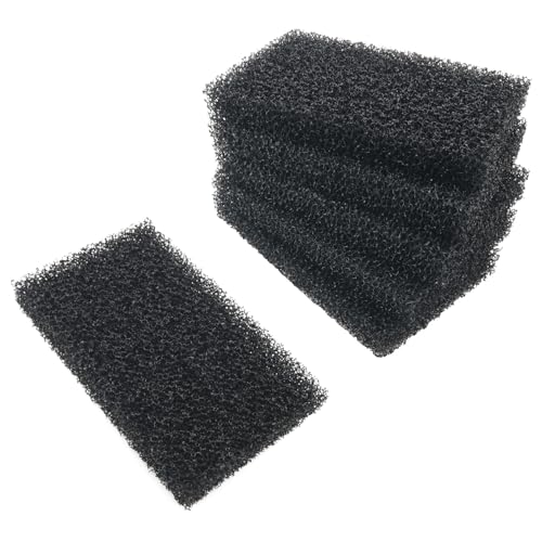 ZZLZX 6PCS Sponge Pad Filter Fish Tank Bio Sponge Rough 6.3x3.9x0.8 inch Aquarium Bio Filter Media Sponge for Aquarium Fish Tanks