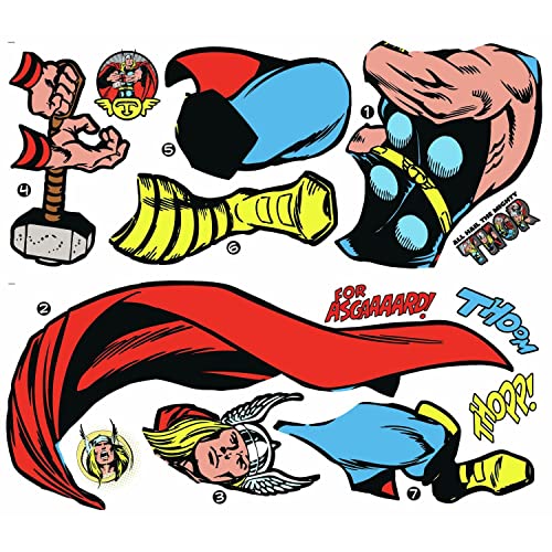 RoomMates Marvel Classic Thor Wall Decal #TOP22