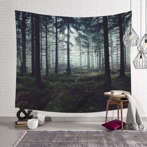 Décoration murale nature forêt brumeuse pour apaiser votre espace - 4
