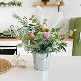 TOPZEA 20 Pack Galvanized Metal Buckets, 4.5" x 5" with Handle, Small Pails for Party Favors, Farmhouse Flower Bucket Garden Planters, Decorative Table Centerpieces - Image 5