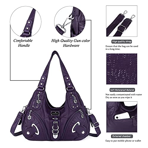 Image of Angelkiss Hobo Purses and handbags for Women Satchel Handbag Women Purses Large Daily Shoulder Bags