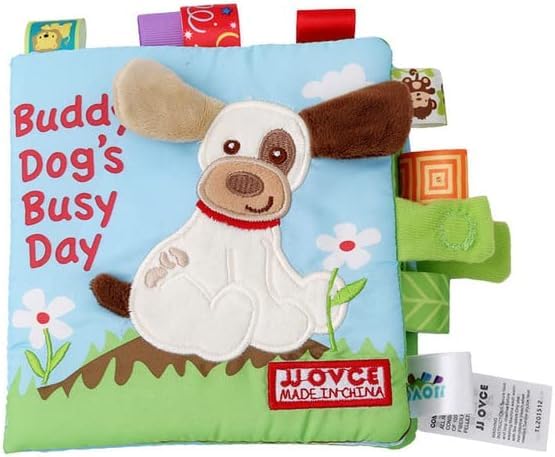 Soft Cloth Books,Infant Rattles Book Toy Early Educational Development Toys,dog cloth book