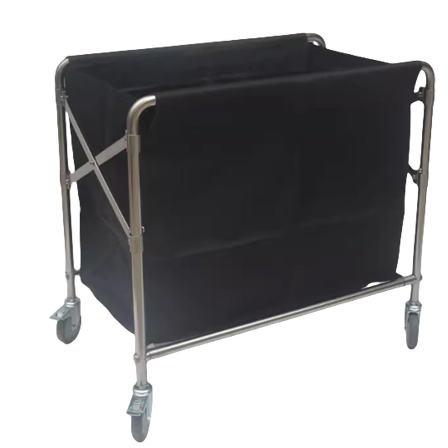 Chariot de rangement pour linge pour buanderie d'hôtel résistant et mobile