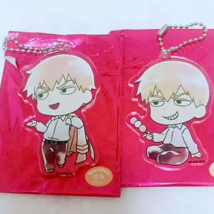 モブサイコ100 コラボカフェ本舗　花見　缶バッジ　律　2種✖️2 4つセット mob_canb_holo_0.jpg?v=1748570632