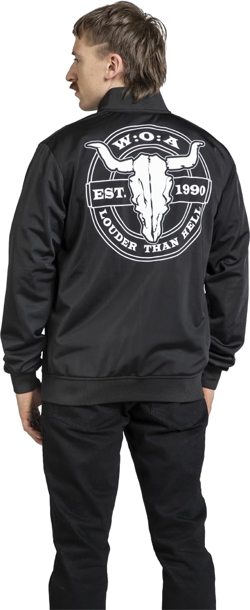 W:O:A Wacken Open Air Soccer Trackjacket Männer Trainingsjacke schwarz