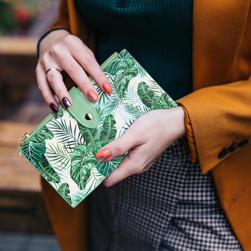 Image of Travelambo RFID Wallet Women Large Size Bifold Multi Card Wallet Case with Zipper Pocke Credit Card Holder for Women
