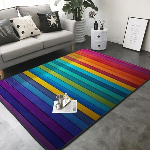 Tapis de sol lavable grand format résistant aux taches pour salon et terrasse - 3