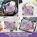 Imagen de OPVYAEU Neceser Mujer K Pop Regalos Neceser Detalles Cumpleaños Guerreras Kpop Estuch Maquillaj Mujer Niñas Llaveros K Pop Neceser para Maquillaje Complementos Viaj Autocolantes