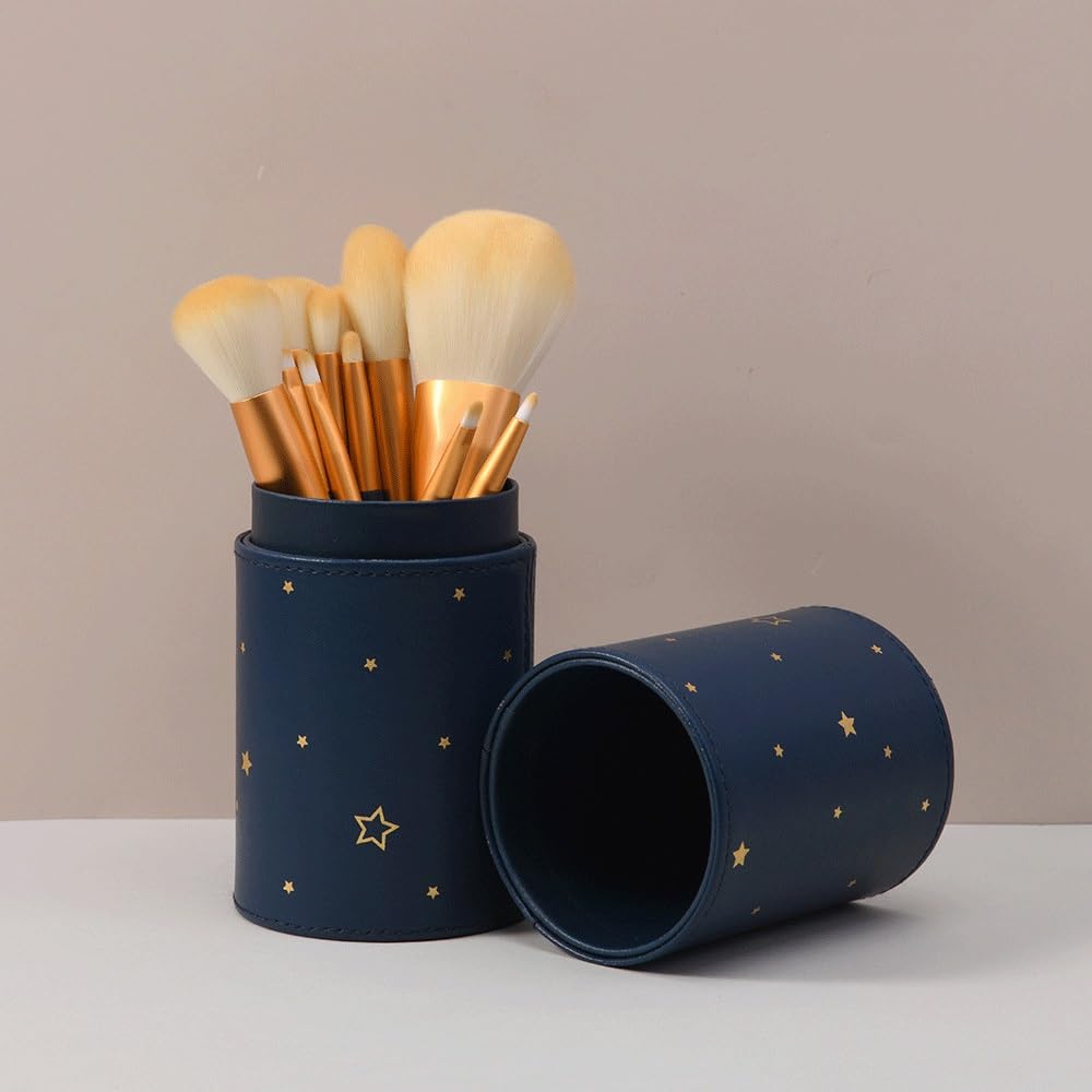 Juego de 12 brochas de Maquillaje, Juego de Herramientas de Maquillaje, brocha de Maquillaje, Juego Completo, Colorete en Polvo Suave, brocha for Sombra de Ojos