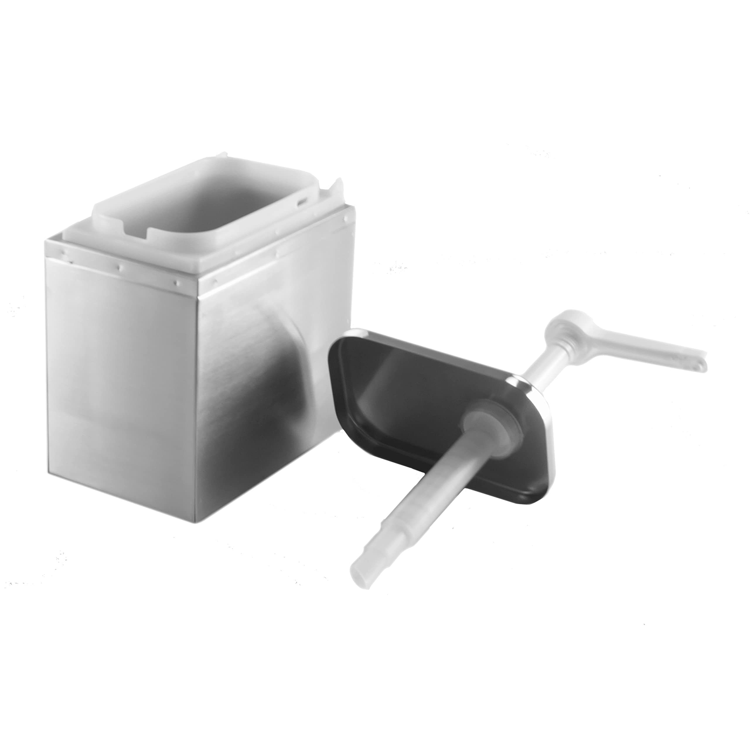 3 x 2 l, dispenser per salse, ketchup, senape e maionese, in acciaio inox/polipropilene