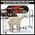 VICEARTH 8FT Firewood Rack with Cover Outdoor, Heavy Duty Wood Storage Rack with 600D Oxford Waterproof Adjustable Cover for Fireplace, Patio, Deck, 1/2 Cord Log Holder with Firewood Carry Bag