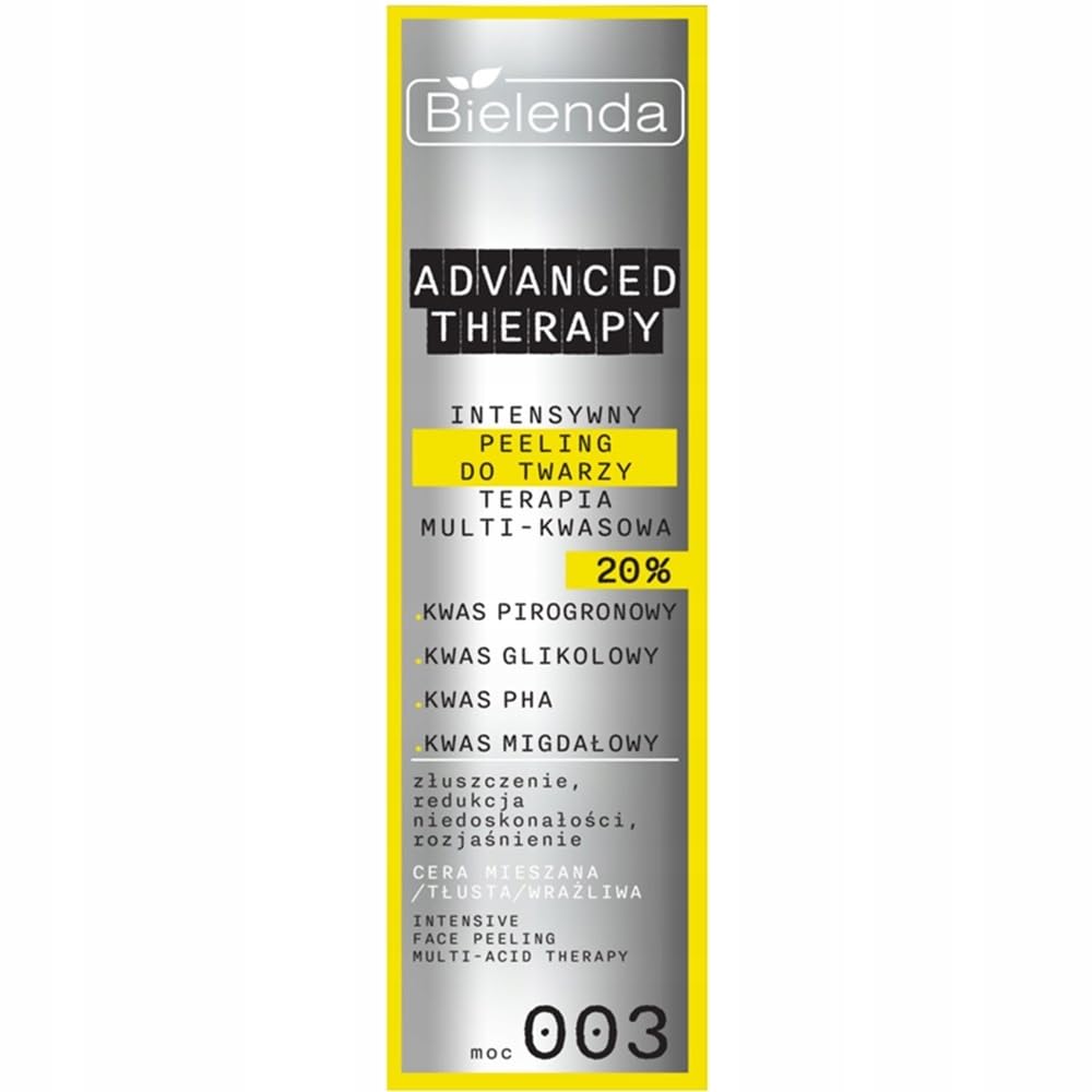 Bielenda Thérapie multiacide 30ml de gommage de visage avancé de thérapie