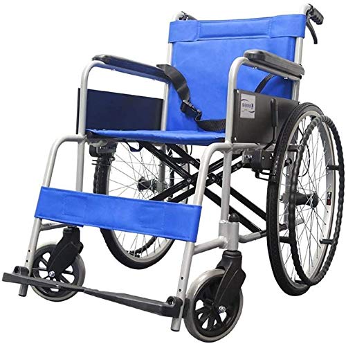 車椅子 ブレーキ付 自走式 車いす 軽量アルミ製 アルミニウム合金 ポータブル 車いす 折ります 軽量 高齢者/身体障害者 トロリー スクーター 軽量アルミ製 簡易車椅子 旅行用 外出用 コンパクト