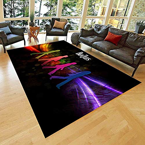 Gezmodern-1603,7 Tapis antidérapant pour le salon Motif Beatles 180 x 280 cm - Les Beatles, Paul McCartney, John Lennon, RIngo Starr, George Harrison Gezmodern-1603,7 Tapis antidérapant pour le salon Motif Beatles 180 x 280 cm