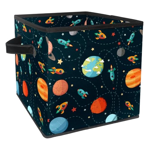 Cube de rangement jouets fusée pour optimiser la chambre - 2