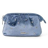 NEOVIVA 化粧ポーチ 大容量 メイクポーチ コスメポーチ トラベル 旅行化粧ポーチ 化粧品収納バッグ 防水 軽量 コスメケース コスメバッグ 持ち運び便利 収納 小物入れ M ブルー