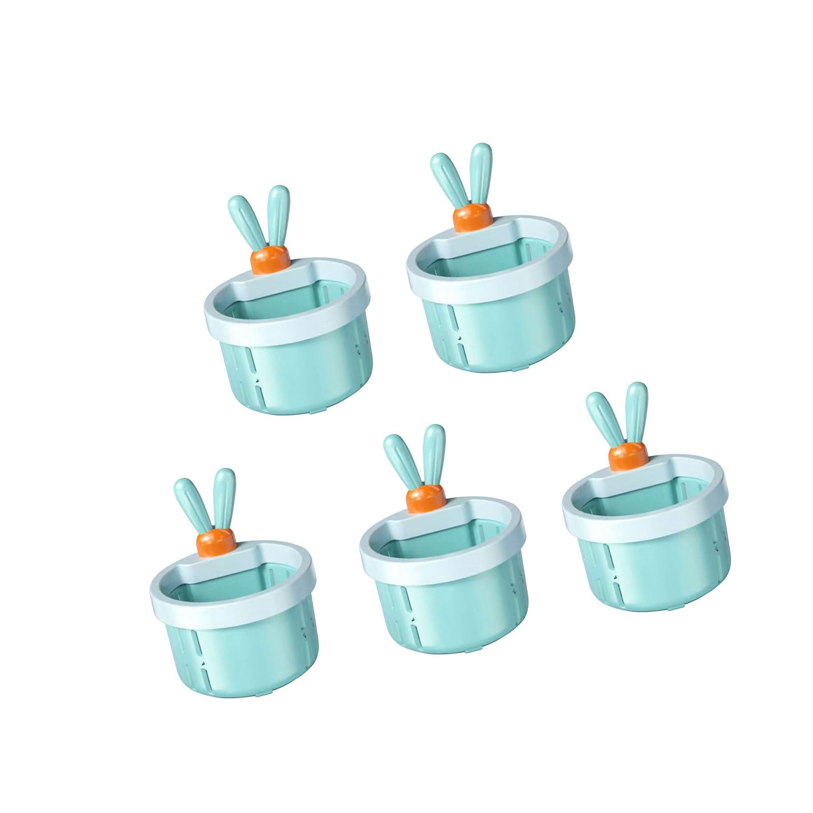 Xinsheinelry 5PCS Stylish Rabbits Sink for Kitchen with Sturdy ABS Construction and User Friendly Efficient Design Drain Catcher for Sink