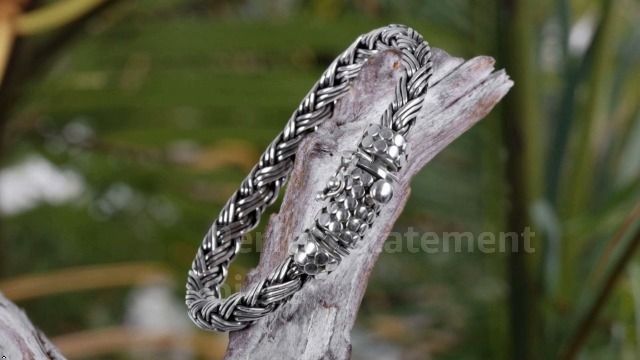 Amazon.com: NOVICA Artisan Handmade Men's Sterling Silver Braided