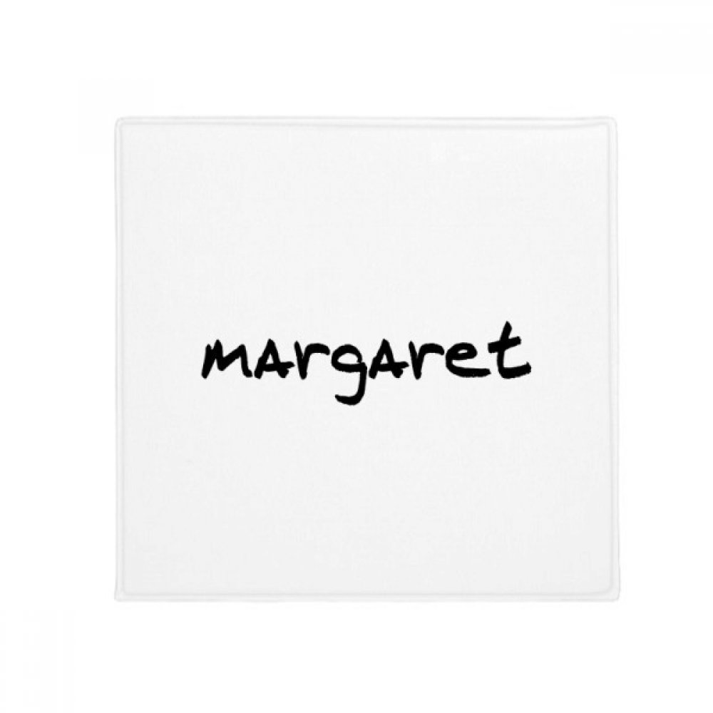 Tapis Margaret écriture manuscrite 50x50cm pour sol et animaux