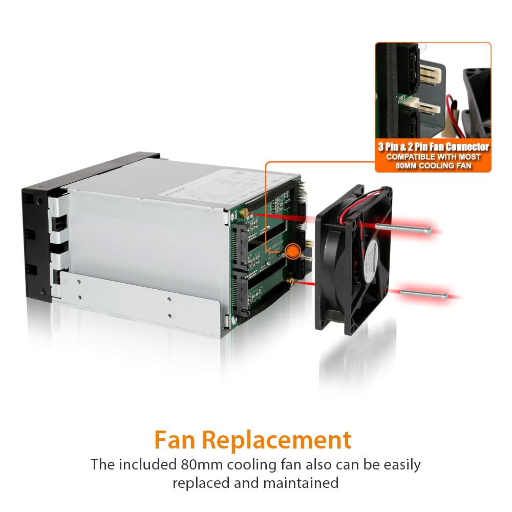 Amazon | 3 in 2 SATA 6Gbps HotSwap HDD | Icy Dock | 内蔵