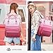 LOVEVOOK Gradient Laptop Backpack for Women,15.6 Inch Work Computer Bakcpack Purse Laptop Bag With Anti-Theft Pocket,Waterproof Carry on Teacher College Backpack for Travel,Pink-White