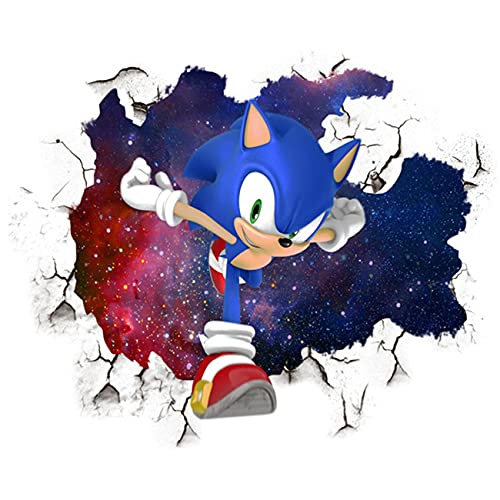Pegatinas Infantiles Pared- Miotlsy Sonic Pegatinas Decorativas Pared, Vinilos Infantiles Niña,...