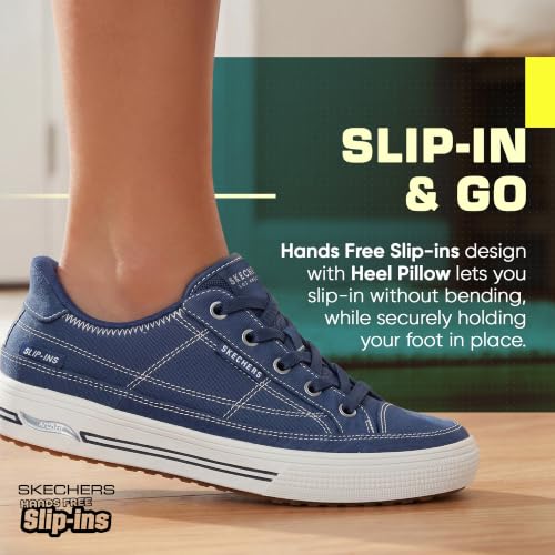 Image of Skechers Women's Arcade See Ya There | Casual sneaker, Patented Skechers Arch Fit insole with Podiatrist-Certified Arch Support, Slip-Ins, Machine Washable