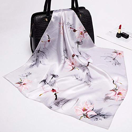 Foulard en soie Mulberry de haute qualité carré chic style européen